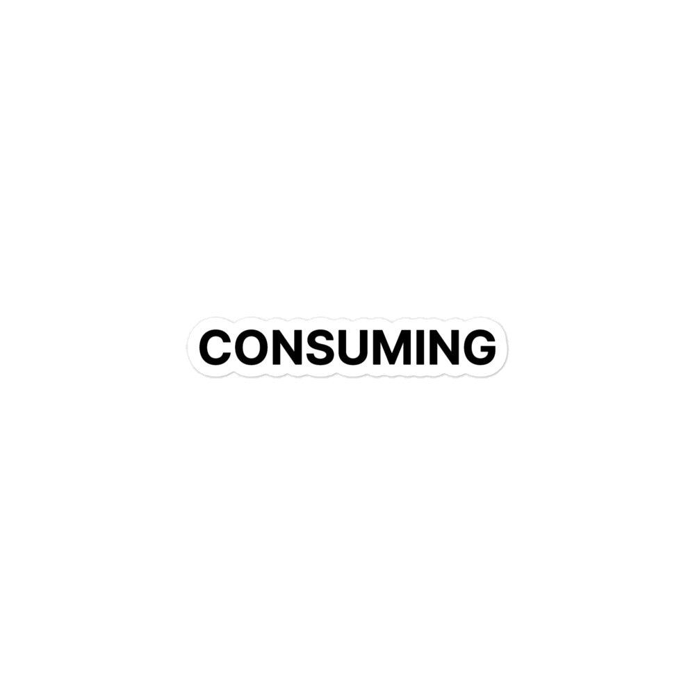 Consuming Sticker